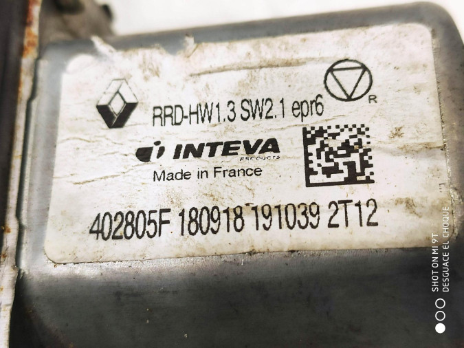 ELEVALUNAS TRASERO DERECHO RENAULT SCENIC 2019