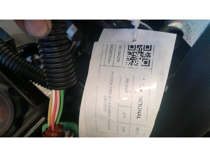 MOTOR ARRANQUE PEUGEOT 206 2000