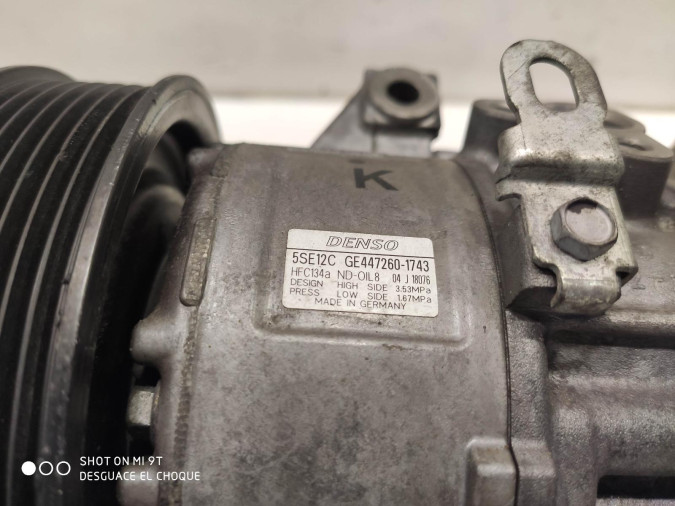 COMPRESOR AIRE ACONDICIONADO TOYOTA AVENSIS 2008