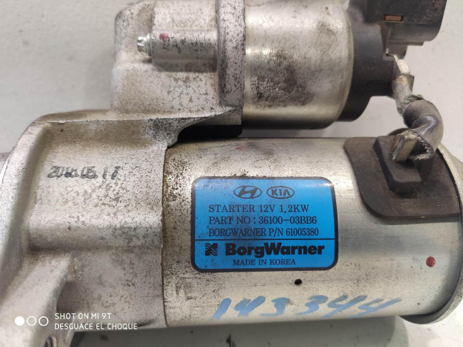Motor Arranque HYUNDAI I20 2019