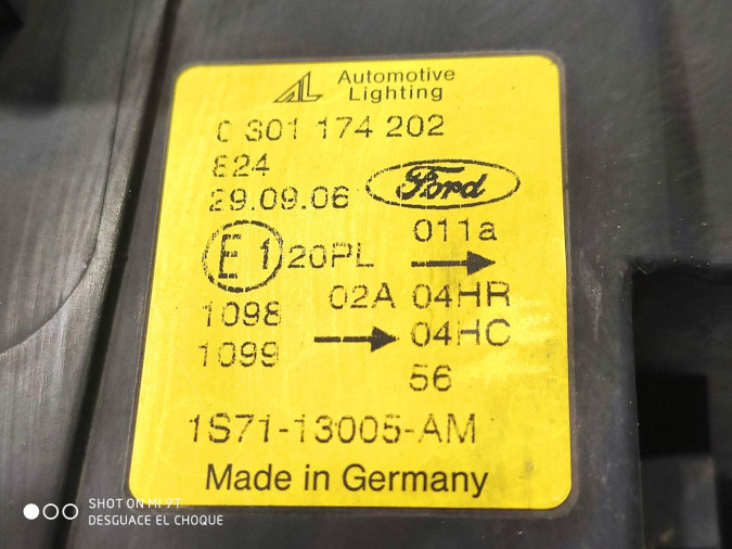FARO DELANTERO DERECHO FORD MONDEO 2006