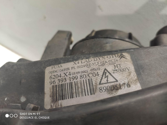 FARO DELANTERO IZQUIERDO CITROEN C5 2001
