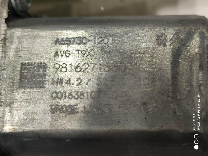 ELEVALUNAS DELANTERO IZQUIERDO PEUGEOT 308 2017