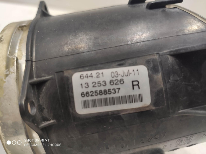 FARO ANTINIEBLA DELANTERO DERECHO OPEL CORSA 2011