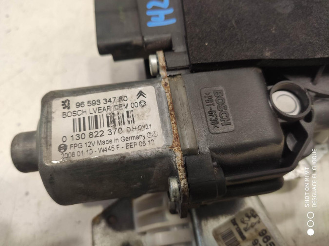 ELEVALUNAS TRASERO DERECHO PEUGEOT 308 2009