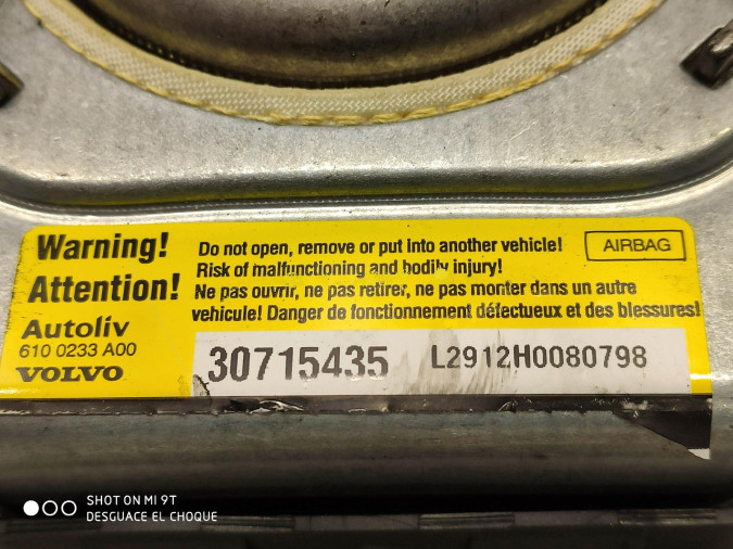 AIRBAG DELANTERO IZQUIERDO VOLVO C30 2007