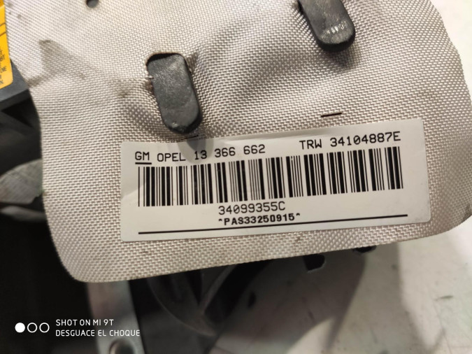 AIRBAG DELANTERO DERECHO OPEL CORSA 2014
