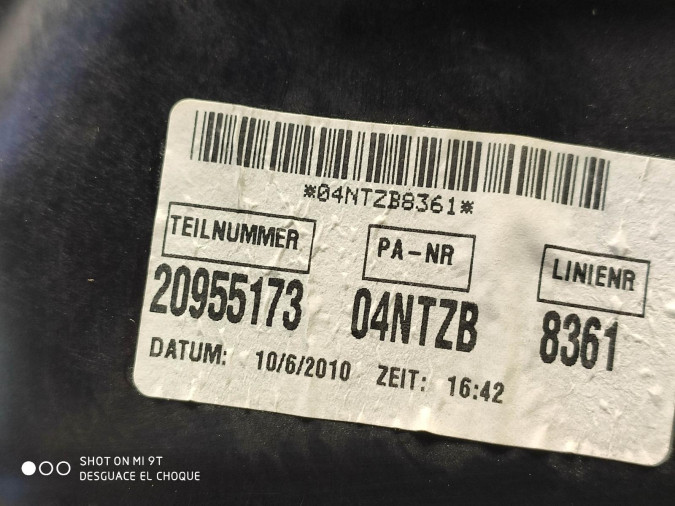 AIRBAG DELANTERO DERECHO OPEL INSIGNIA 2011