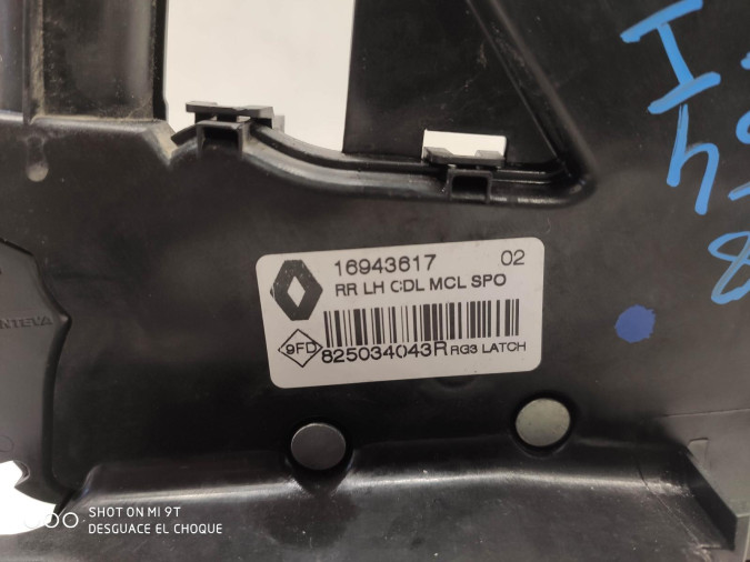 CERRADURA PUERTA TRASERA IZQUIERDA RENAULT TALISMAN 2018