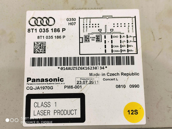 Radio CD AUDI A4 2011