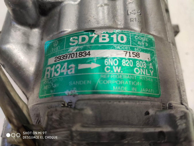 COMPRESOR AIRE ACONDICIONADO VOLKSWAGEN POLO 1997