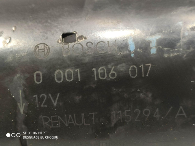 MOTOR ARRANQUE RENAULT 2001