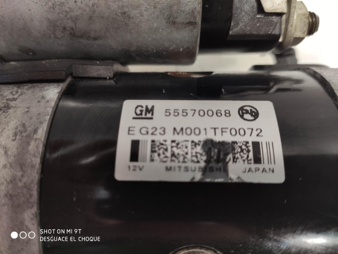 Motor Arranque OPEL ASTRA 2012