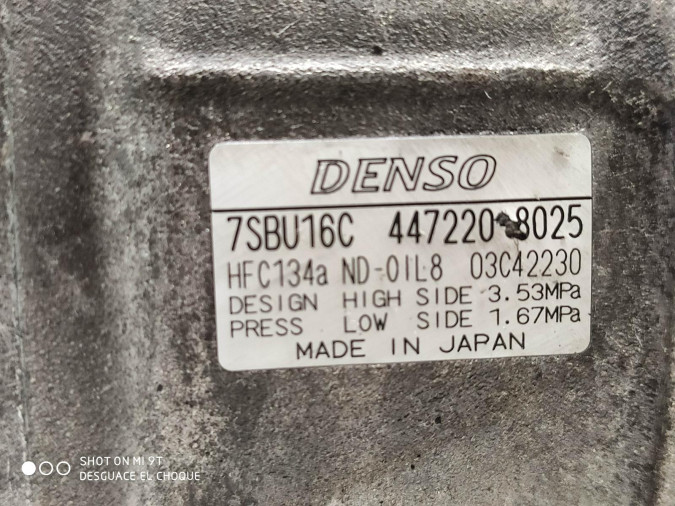 COMPRESOR AIRE ACONDICIONADO BMW SERIE 3 2002