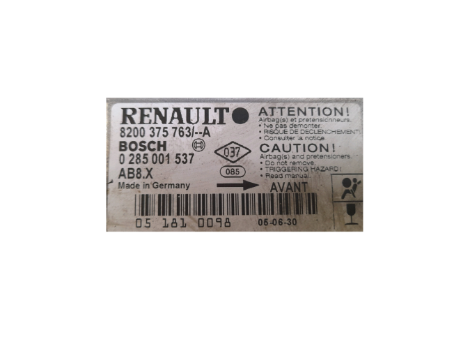 CENTRALITA AIRBAG RENAULT CLIO 2005