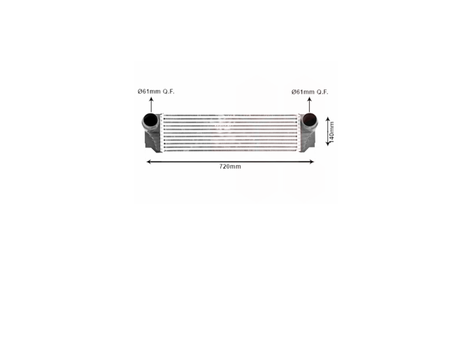 Intercooler BMW 740I 2008