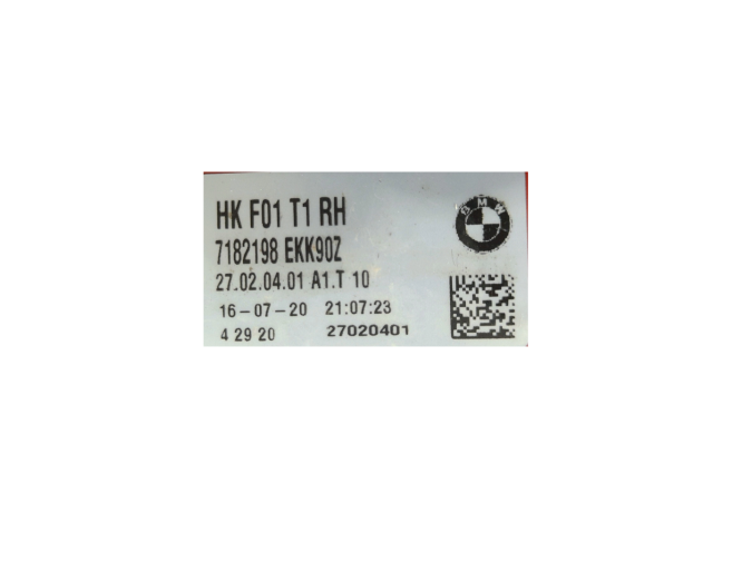 PILOTO TRASERO DERECHO EXTERIOR BMW 740I 2008