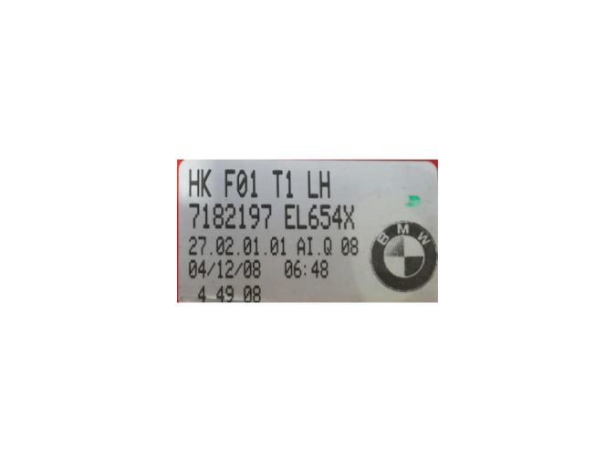 PILOTO TRASERO IZQUIERDO EXTERIOR BMW 740I 2008