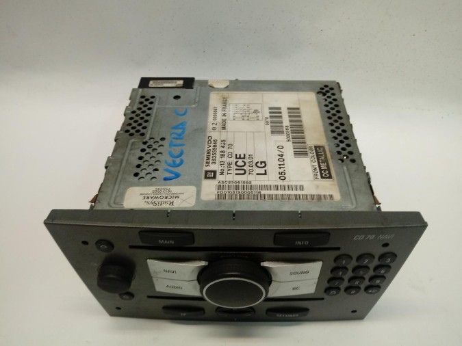 sistema navegacion gps OPEL VECTRA 2003