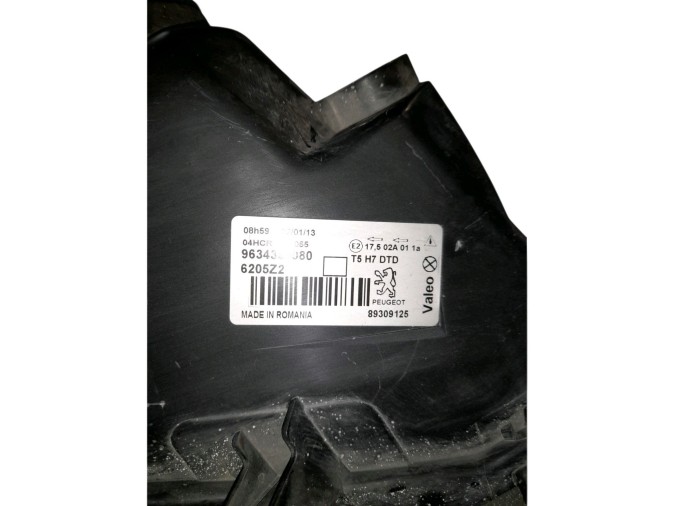 FARO DELANTERO DERECHO PEUGEOT 307 2003