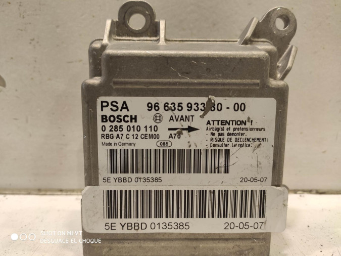 CENTRALITA MOTOR UCE PEUGEOT 207 2007