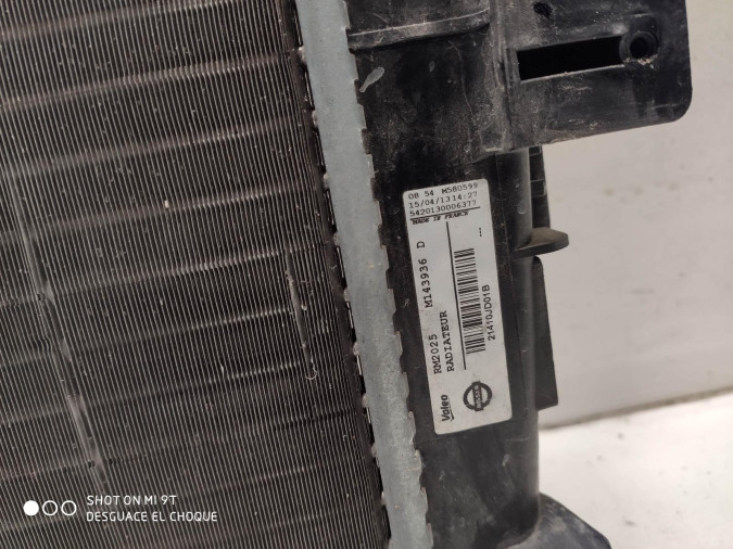 Radiador de Agua NISSAN QASHQAI 2011