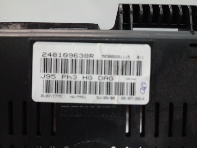 sistema navegacion gps RENAULT SCENIC 2014