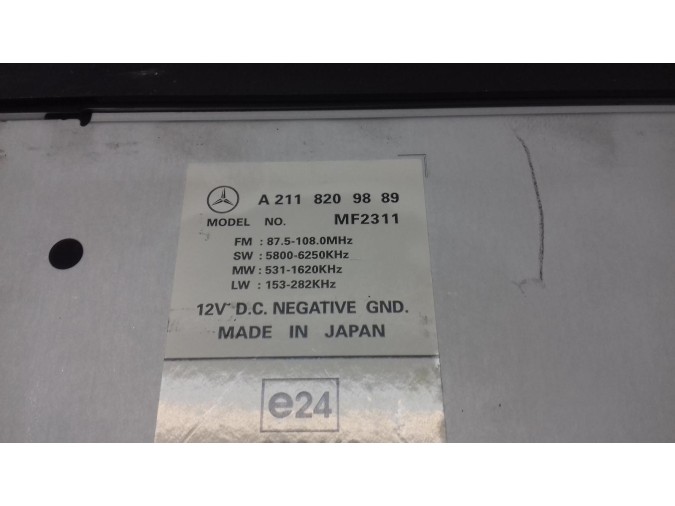 RADIO CD MERCEDES CLASE E 2003