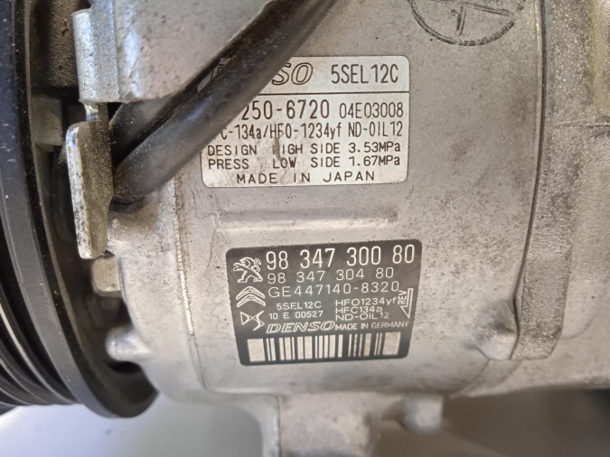COMPRESOR AIRE ACONDICIONADO PEUGEOT 2008 2022