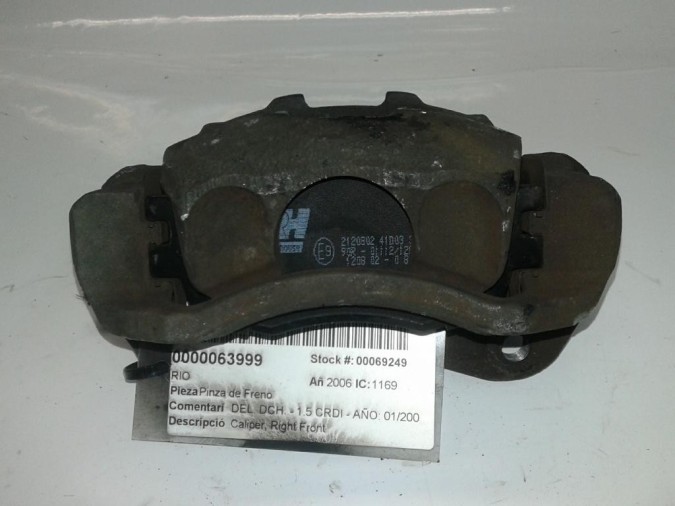 PINZA FRENO DELANTERA IZQUIERDA KIA RIO 2006