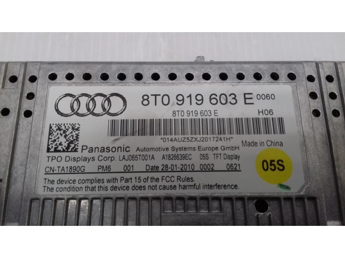 Display Radio Multifunción AUDI A4 2010