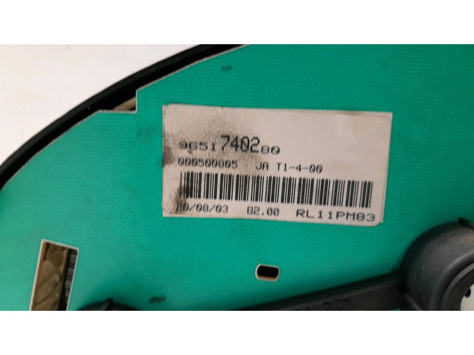 Cuadro instrumentos PEUGEOT 206 2003