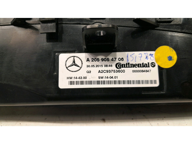 MANDO CALEFACCIÓN MERCEDES C 220 BLUETEC / D 42178