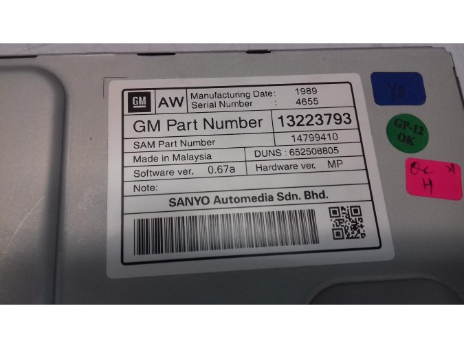 sistema navegacion gps OPEL INSIGNIA 2009