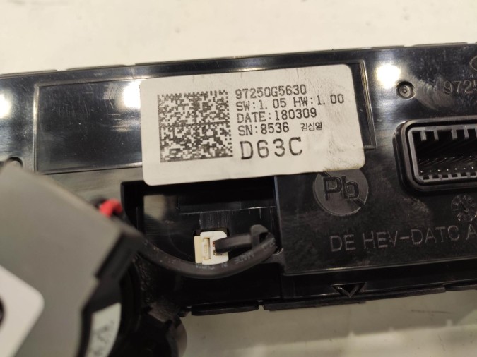 MANDO CALEFACCIÓN KIA NIRO 2018