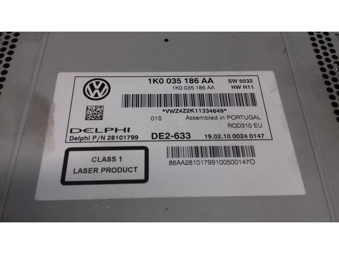 RADIO CD VOLKSWAGEN GOLF 2010