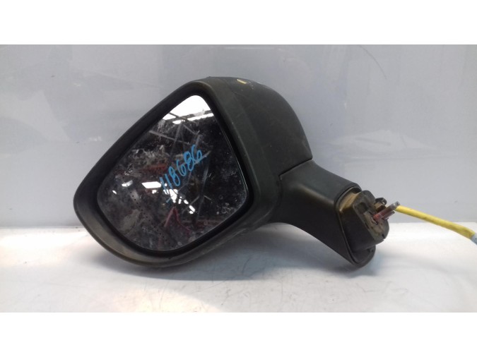 RETROVISOR IZQUIERDO  RENAULT CAPTUR NEGRO SIN PINTAR 2014