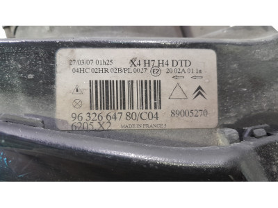 FARO DELANTERO DERECHO CITROEN C5 2003
