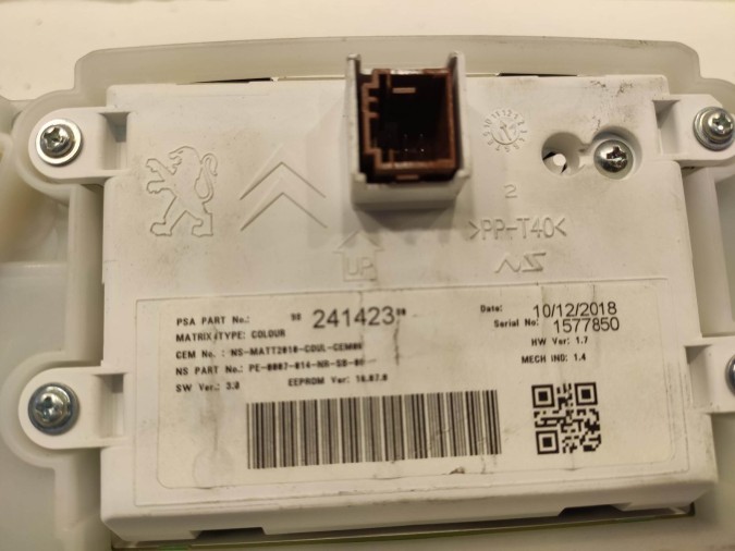 CUADRO INSTRUMENTOS PEUGEOT 2008 2019