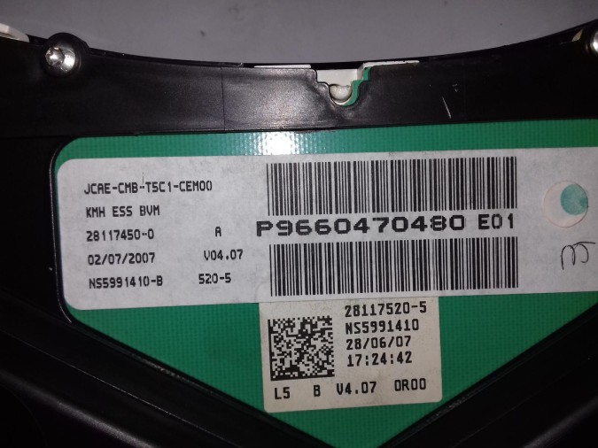CUADRO INSTRUMENTOS PEUGEOT 407 2007