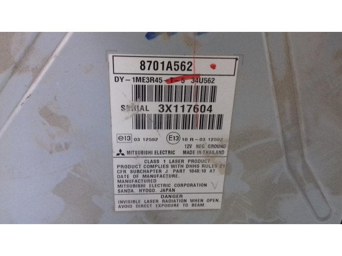 RADIO CD VOLKSWAGEN BEETLE 2015