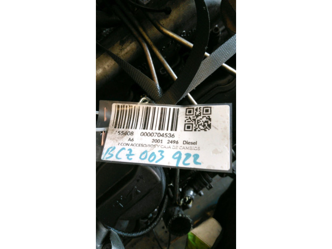 MOTOR CON ACCESORIOS Y CAJA DE CAMBIOS AUDI A6 2001
