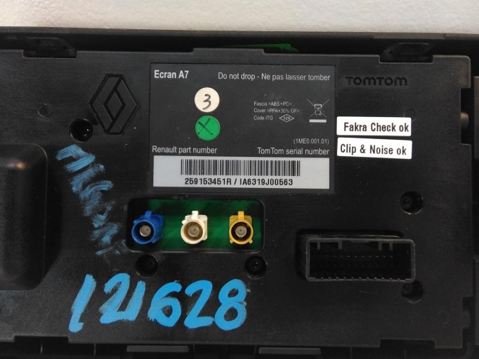 DISPLAY RADIO MULTIFUNCION SO RENAULT MEGANE 2009