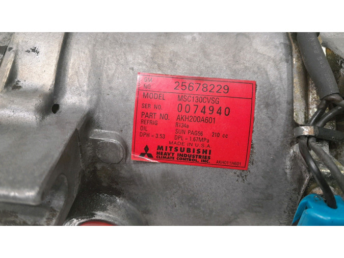 COMPRESOR AIRE ACONDICIONADO CADILLAC STS 2000