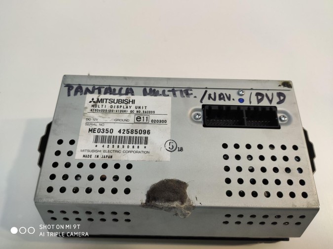 sistema navegacion gps MITSUBISHI MONTERO 2004