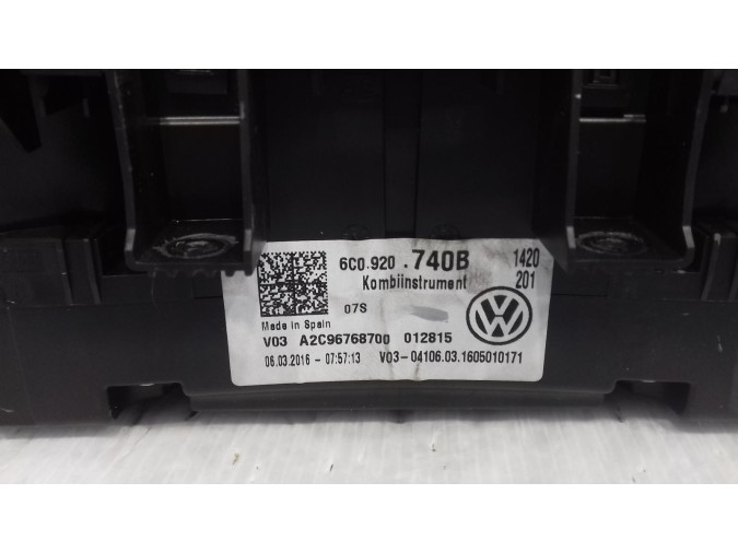 CUADRO INSTRUMENTOS VOLKSWAGEN POLO 2016