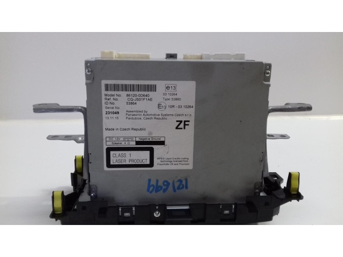 RADIO CD TOYOTA YARIS 2016