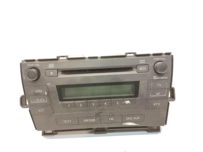 SISTEMA AUDIO / RADIO CD TOYOTA PRIUS 2011