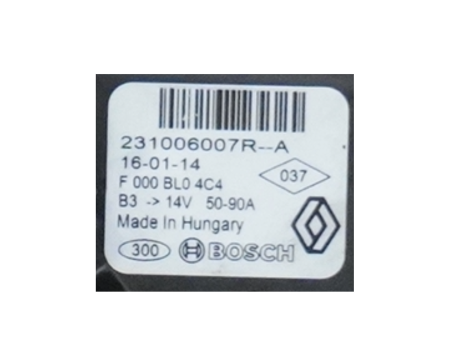 ALTERNADOR RENAULT CLIO 2016