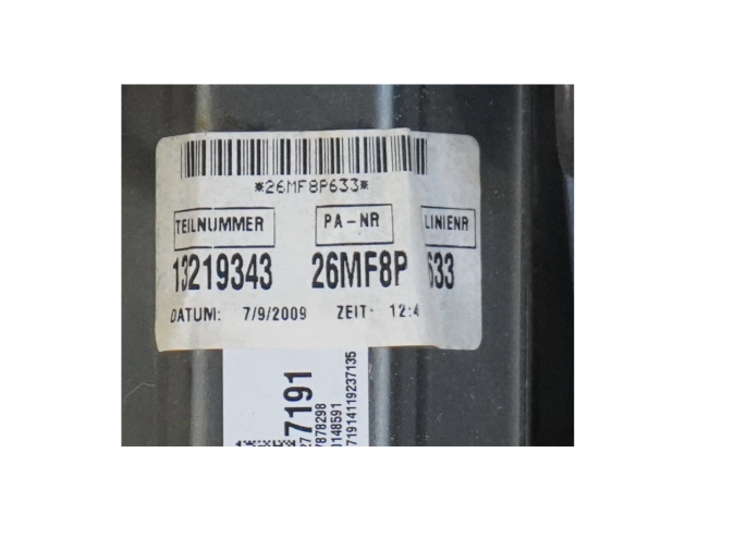 COLUMNA DIRECCION OPEL INSIGNIA 2009